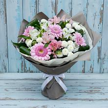 Букет цветов из:  Герберы, Альстромерии и Хризантемы в Тереньге