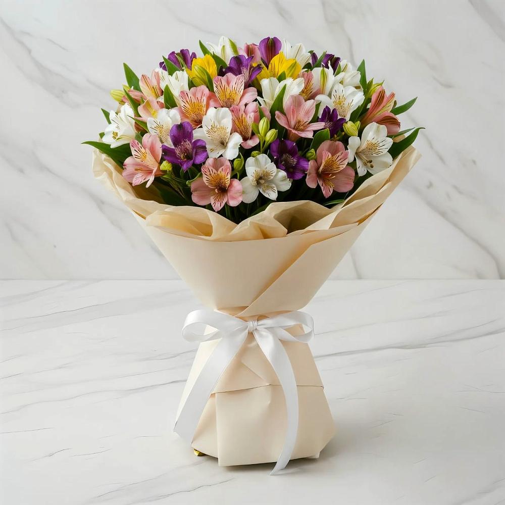 Букет цветов из: Альстромерии в Тереньге