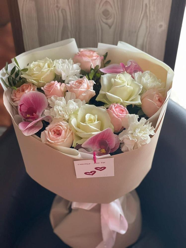 Букет цветов из: Орхидеи, Розы и Гвоздики в Тереньге