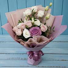 Букет цветов из:  Розы и Лизиантусы в Тереньге