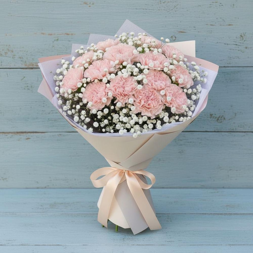 Букет цветов из: Гвоздики в Тереньге