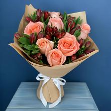 Букет цветов из:  Розы и Альстромерии #REPLACE_PRED# Тереньге