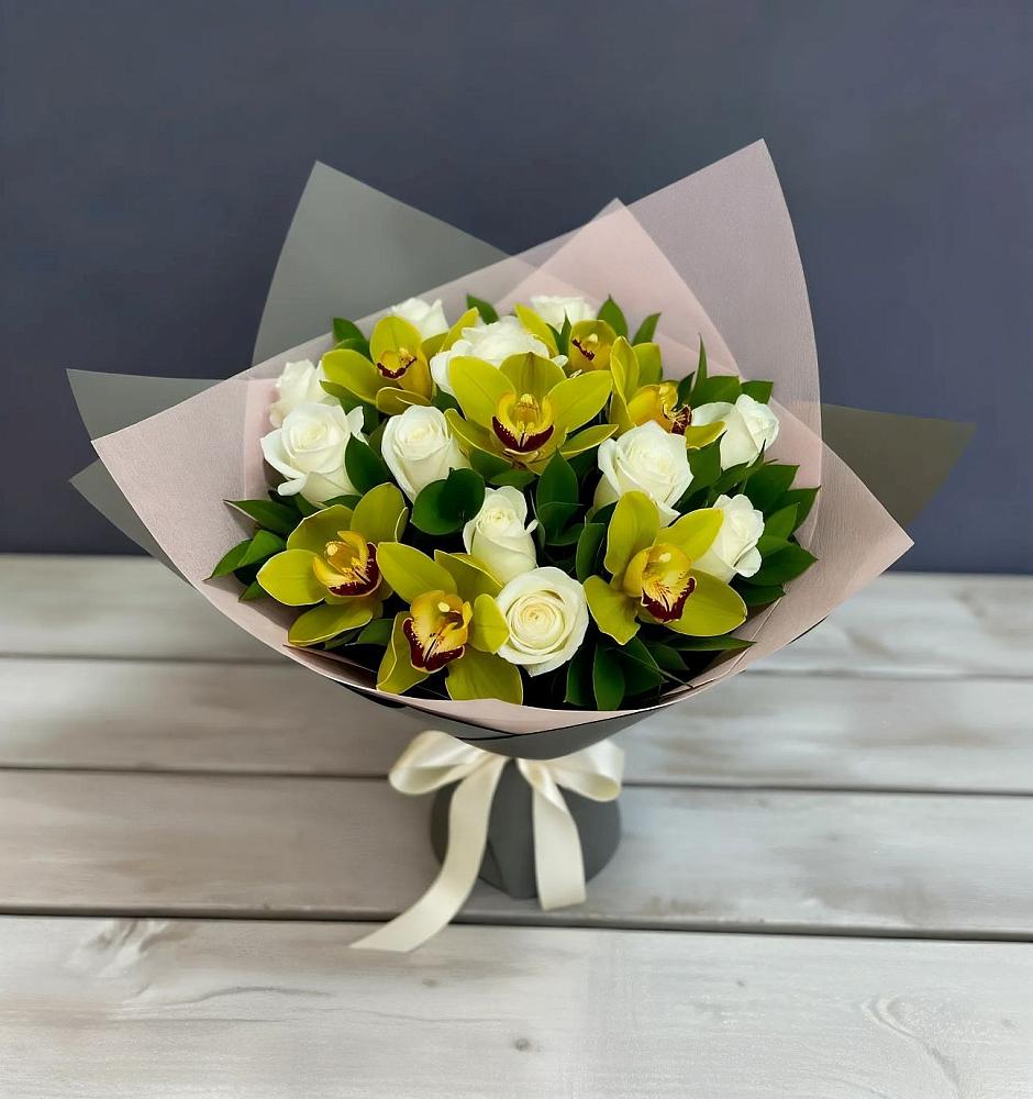 Букет цветов из: Орхидеи и Розы в Тереньге