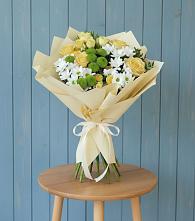 Букет цветов из:  Хризантемы и Розы в Тереньге