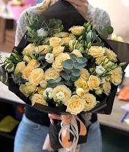 Букет цветов из:  Розы и Лизиантусы #REPLACE_PRED# Тереньге