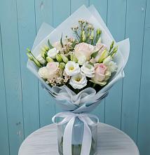 Букет цветов из:  Розы и Лизиантусы в Тереньге