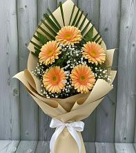 Букет цветов из:  Герберы #REPLACE_PRED# Тереньге
