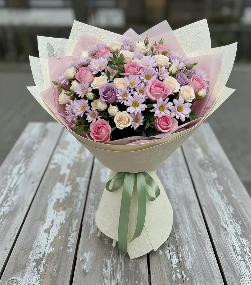Букет цветов из: Розы и Хризантемы в Тереньге