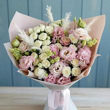 Букет цветов из:  Альстромерии и Розы в Тереньге