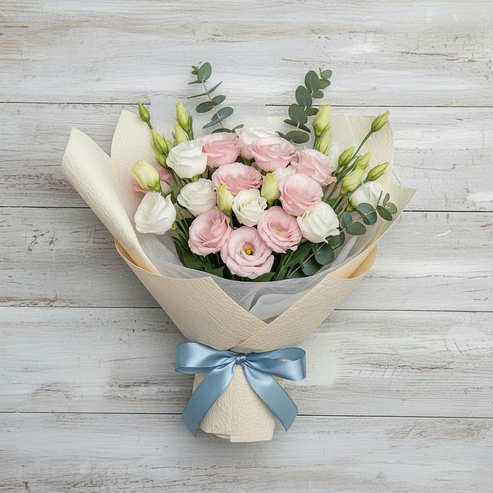 Букет цветов из: Лизиантусы в Тереньге